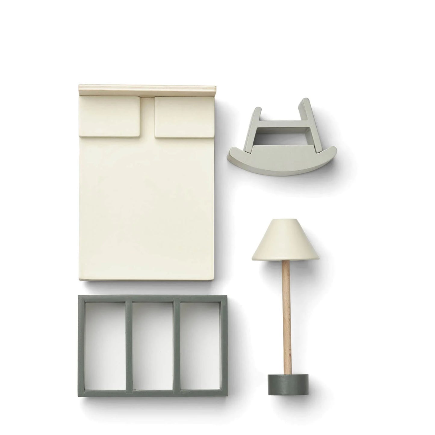 Liewood Amanda Play Doll House Furniture - Hunter Green Mix