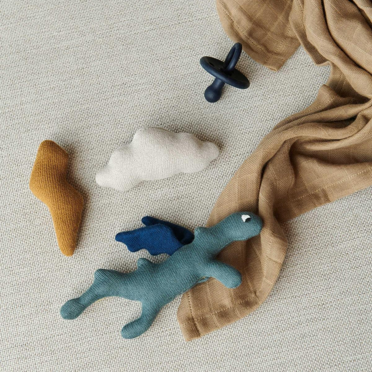 Liewood Carson Knitted Bell Teddies - Dragon Multi Mix