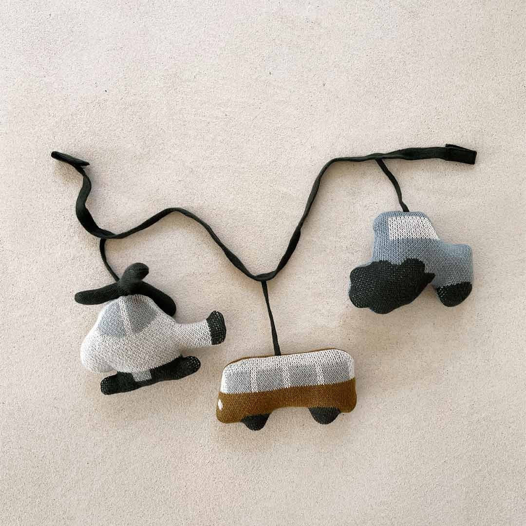 Liewood Marlen Pram Chain - Vehicles/Blue Fog Multi Mix