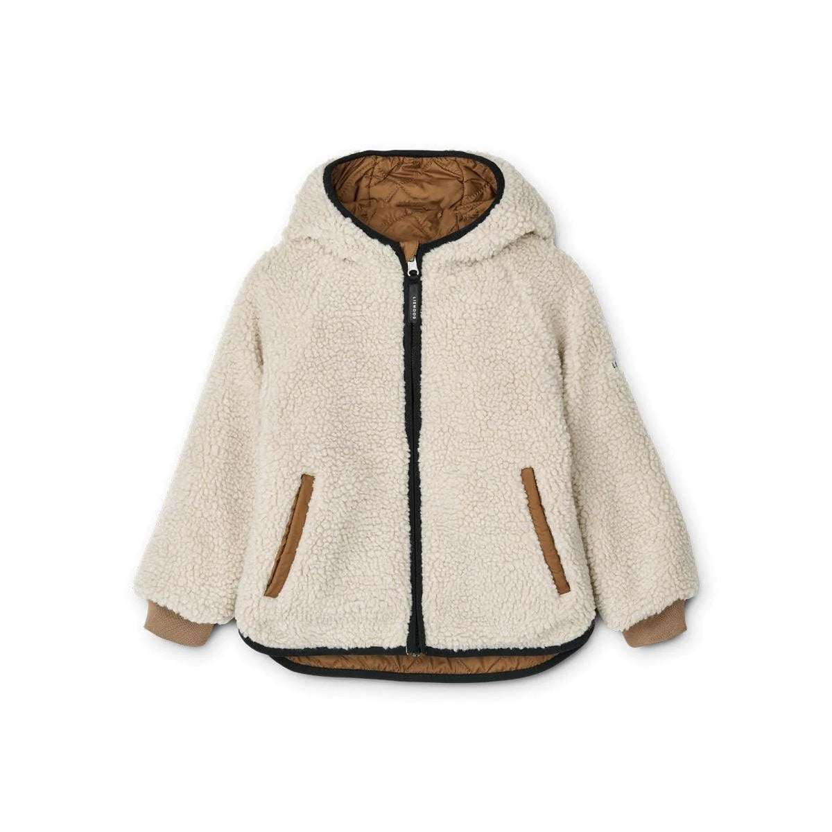 Liewood Jackson Reversible Jacket - Pecan/Sandy Mix