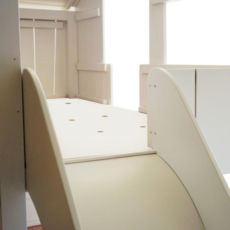 Mathy by Bols Treehouse Cabin Single Bed With Slide (26 Colours Available)