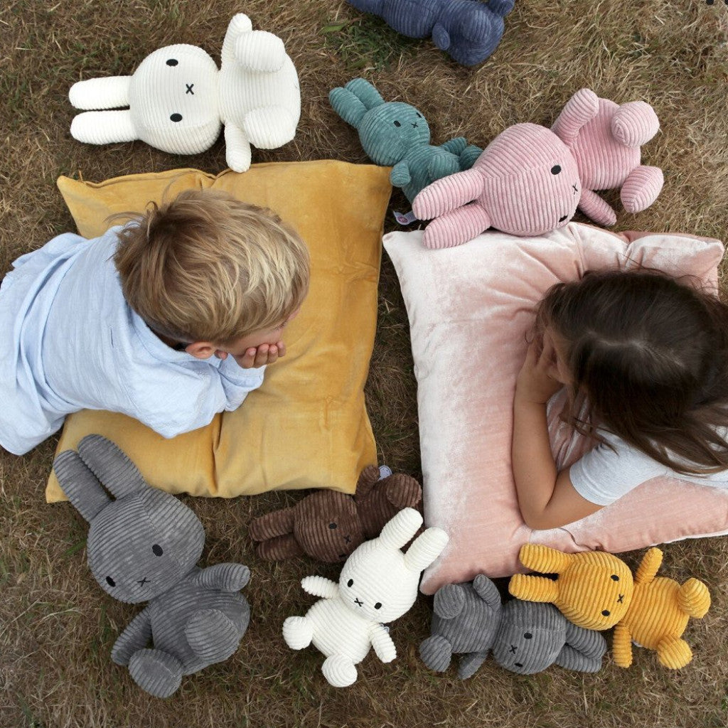 Miffy Corduroy Soft Toy - 24cm White | Soren's House