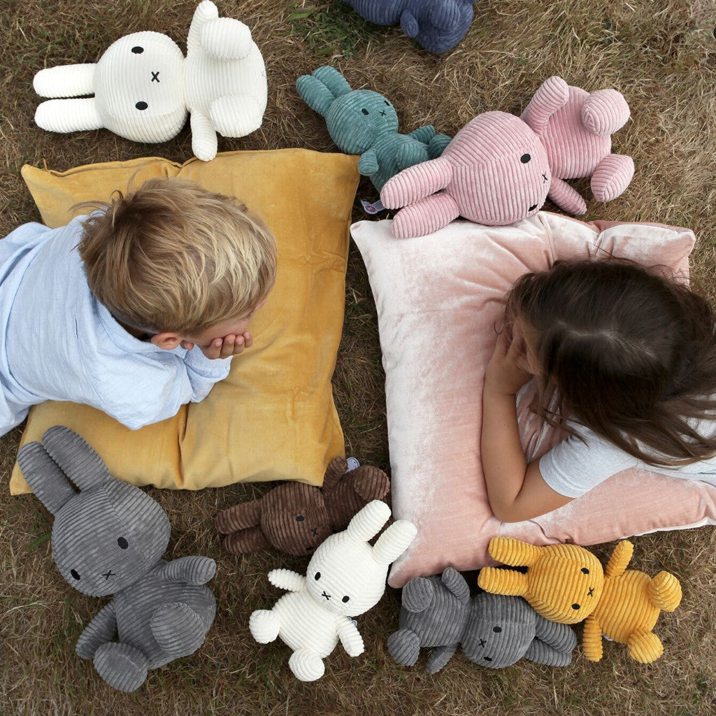 Miffy Corduroy Soft Toy - 24cm Pink | Soren's House