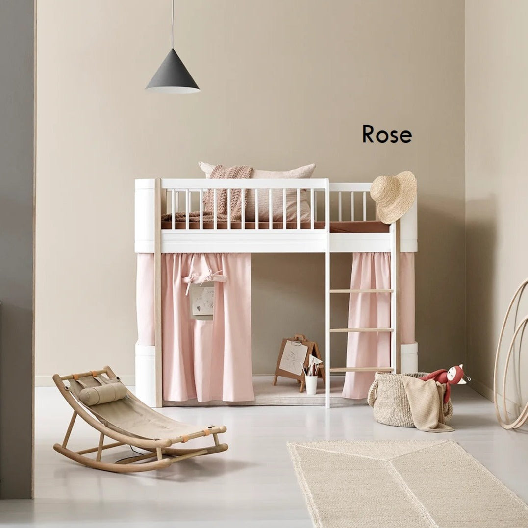 Oliver Furniture Wood Original Low Loft Bed - White