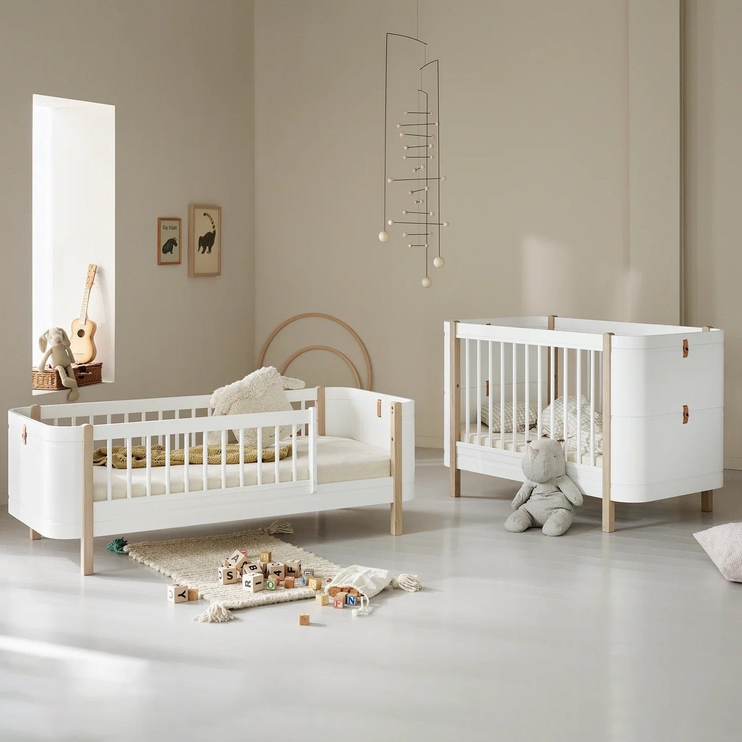 Oliver Furniture Wood Mini+ Sibling Kit (Additional to Mini+ Cot Bed Incl. Junior Kit)
