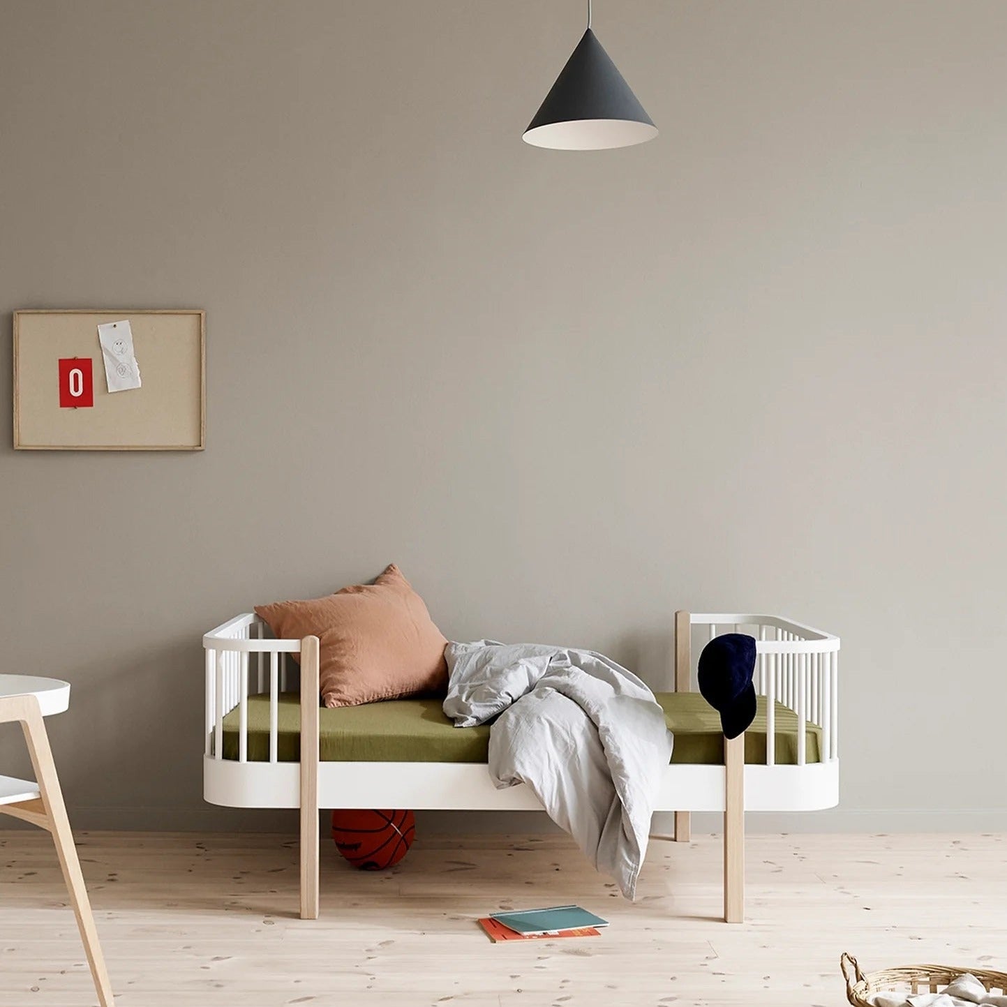 Oliver Furniture Wood Original Junior Bed - White/Oak