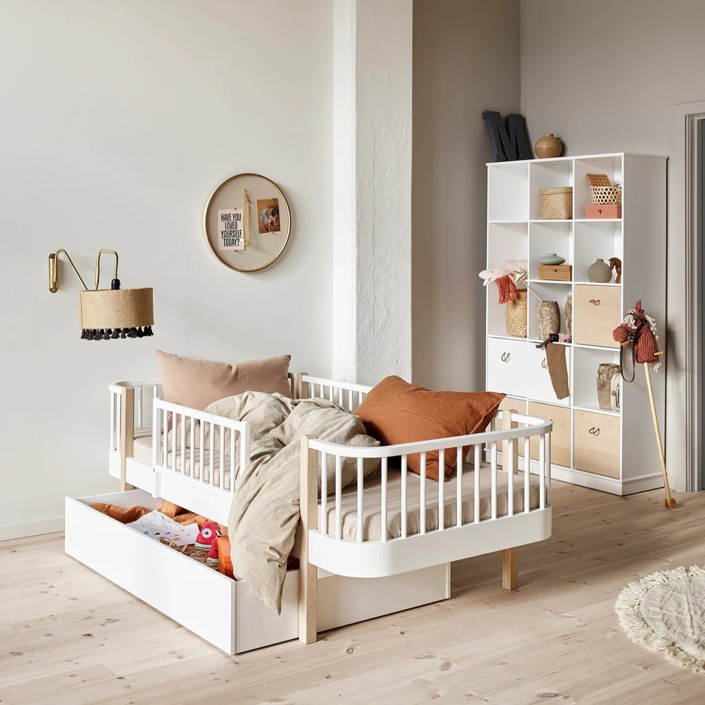 Oliver Furniture Wood Original Junior Bed - White/Oak