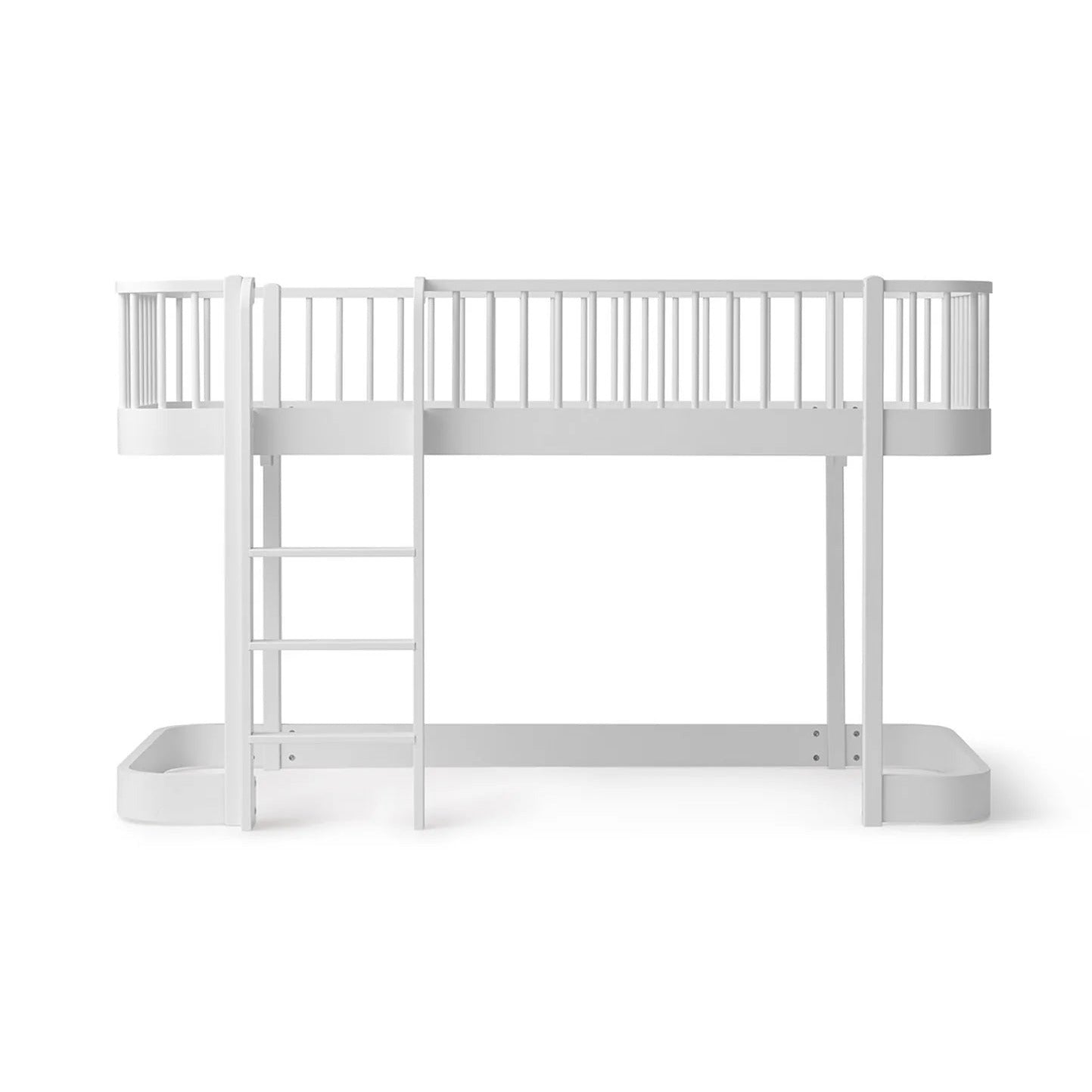 Oliver Furniture Wood Original Low Loft Bed - White