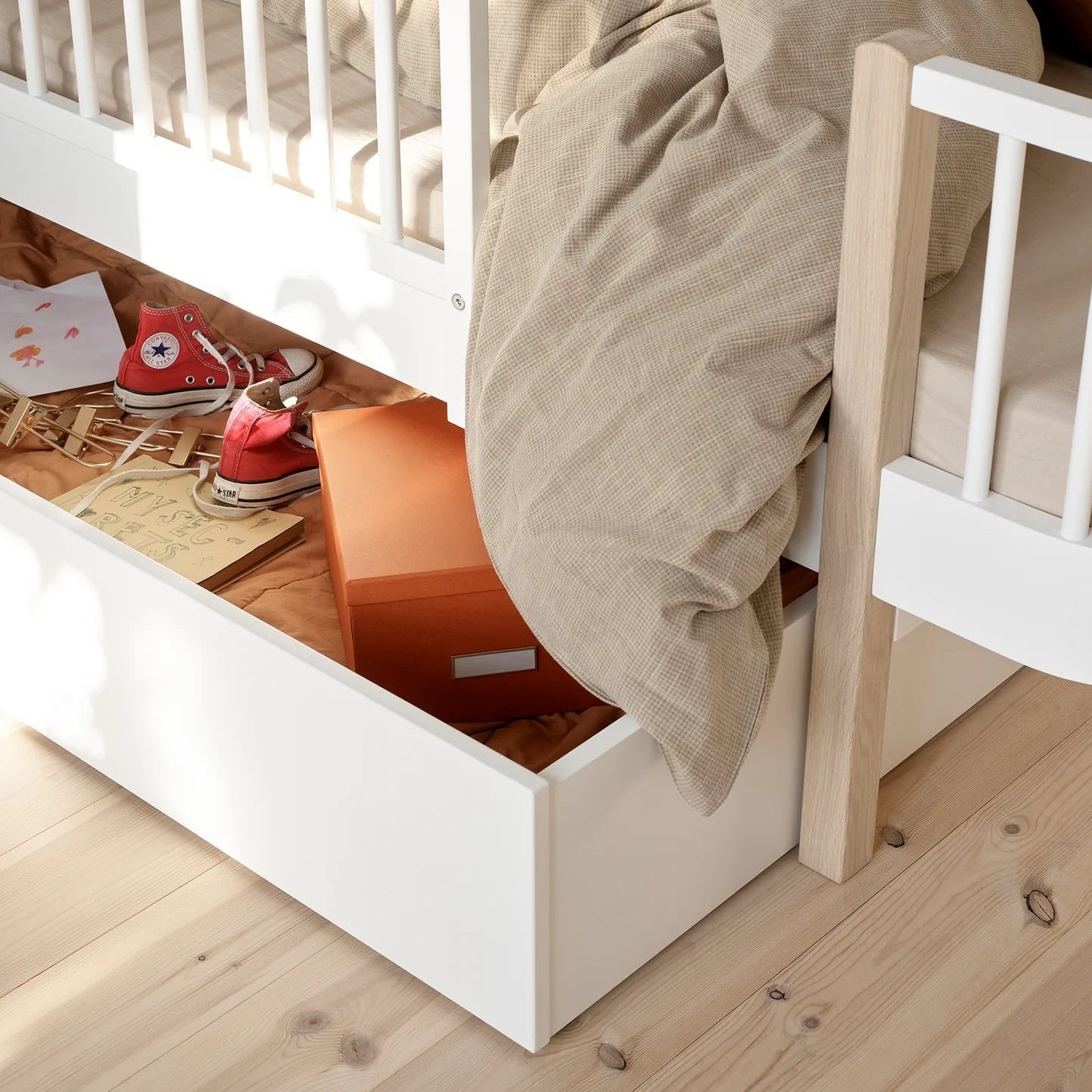 Oliver Furniture Wood Original Bunk Bed - White/Oak