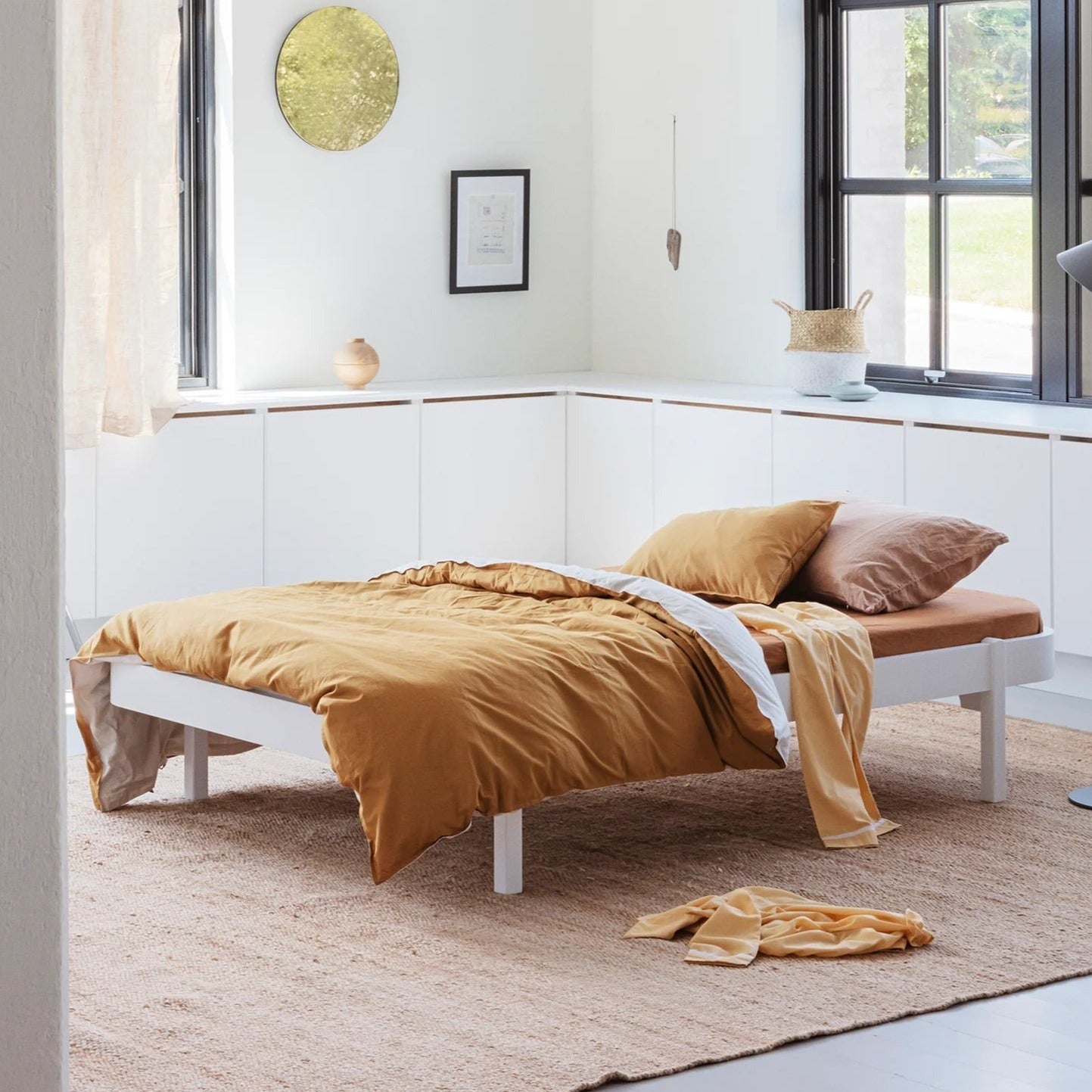 Oliver Furniture Wood Lounger Bed 120 - White