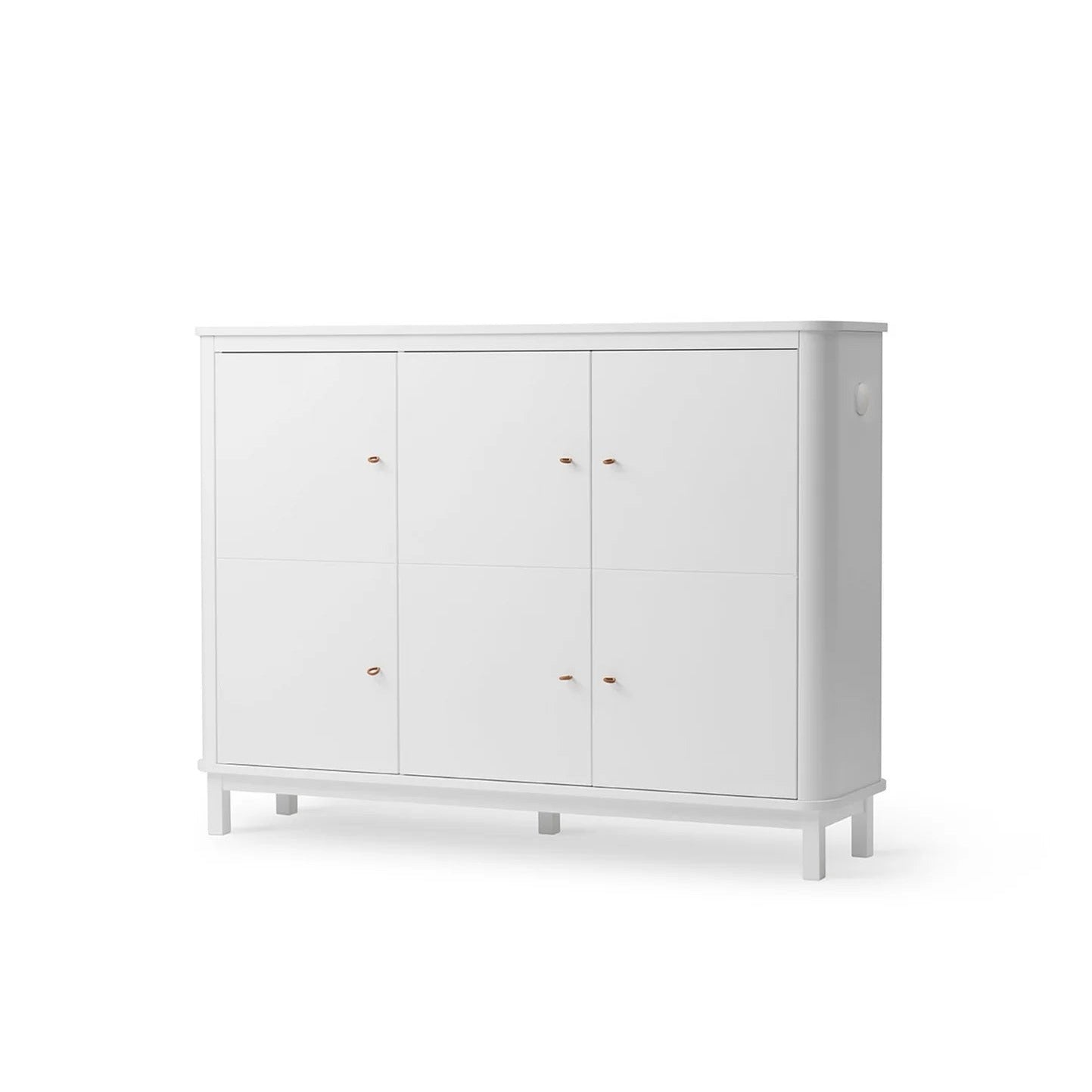 Oliver Furniture Wood Multi Cupboard - 3 Doors - White