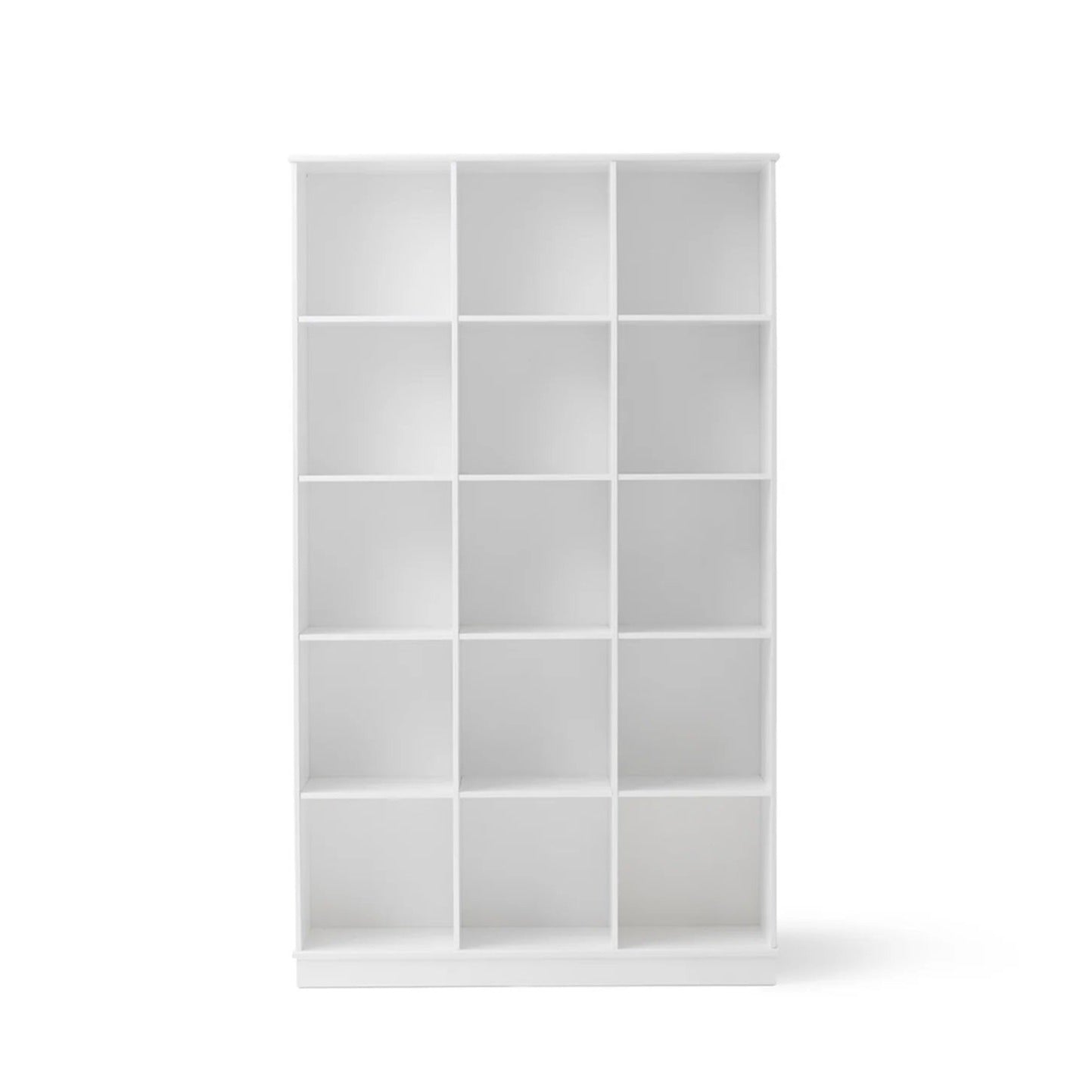 Oliver Furniture Wood Standing Shelving Unit - 3 x 5 With Base