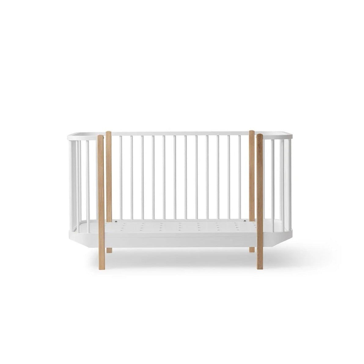 Oliver Furniture Wood Cot - White/Oak