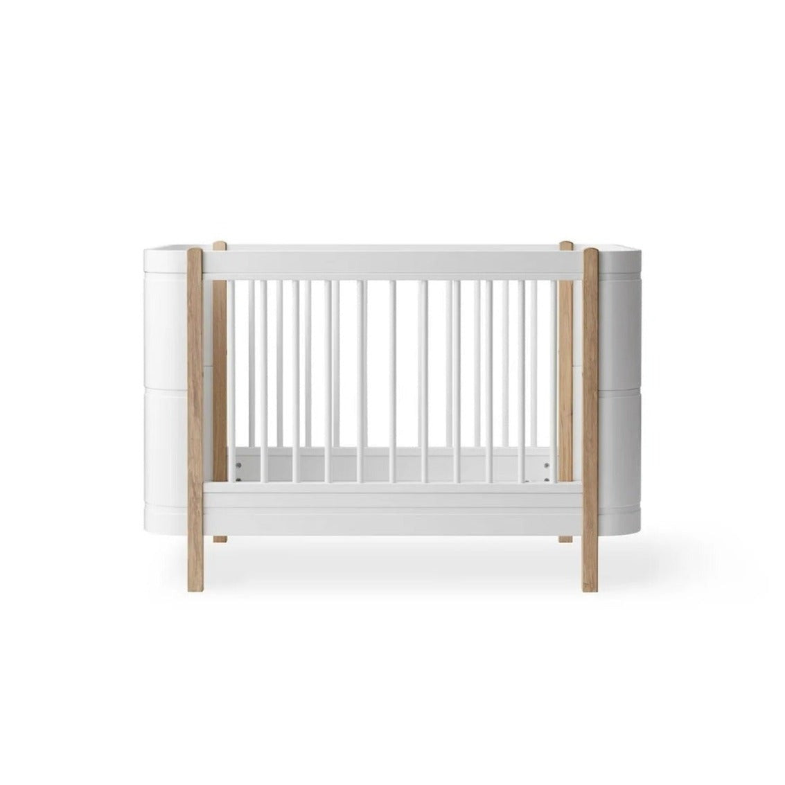 Oliver Furniture Wood Mini+ Cot Bed Excl. Junior Kit - White Oak
