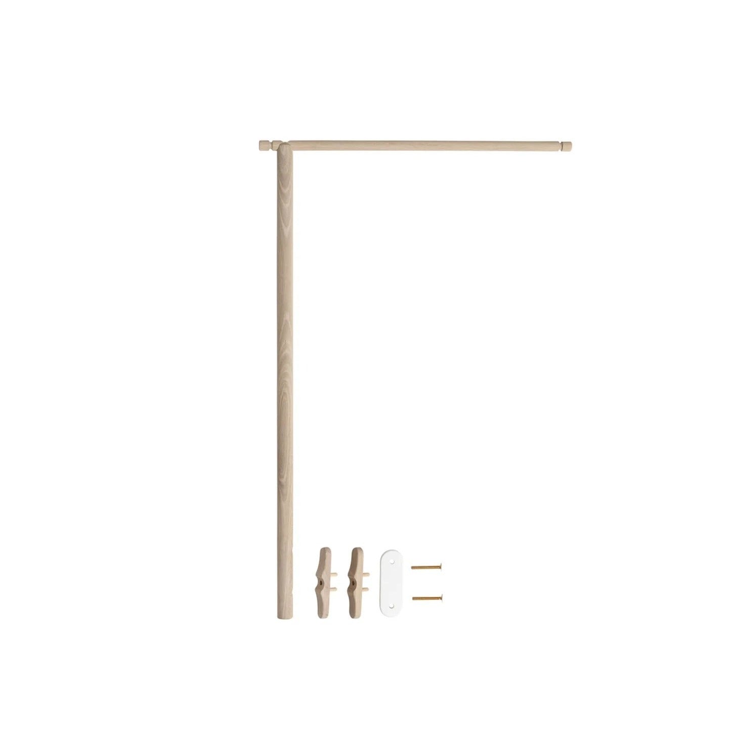 Oliver Furniture Wood Mini+ Cot Bed Excl. Junior Kit - White Oak