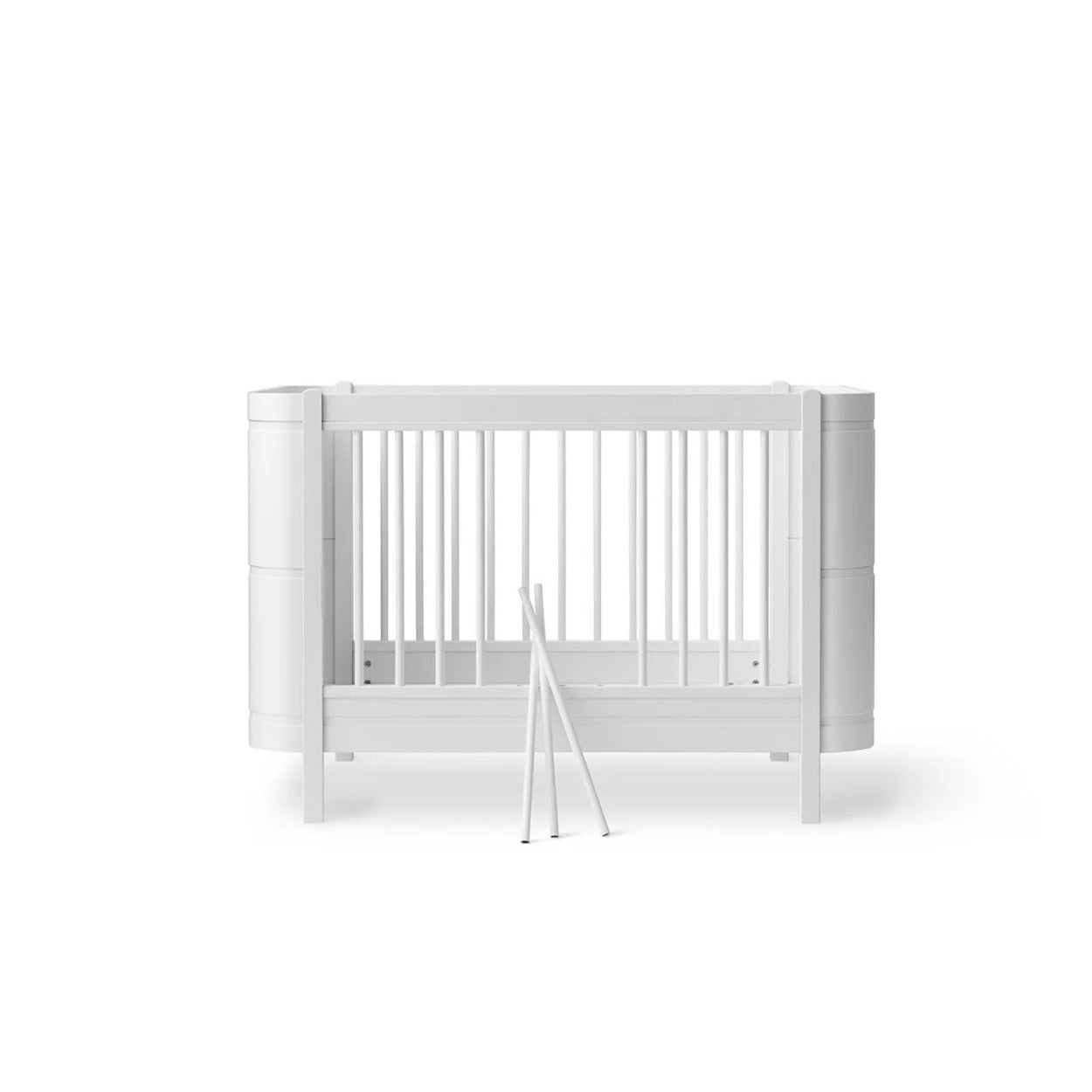 Oliver Furniture Wood Mini+ Cot Bed Excl. Junior Kit - White