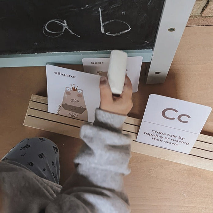 Animal Alphabet Flashcards by Paper & Bean