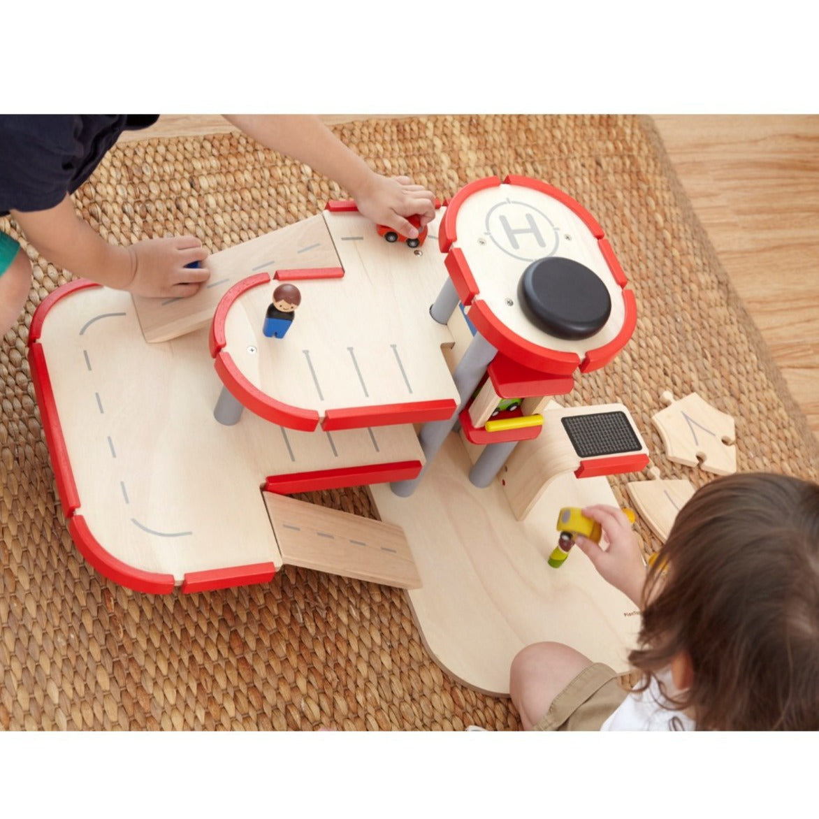 Plan Toys Wooden Parking Garage