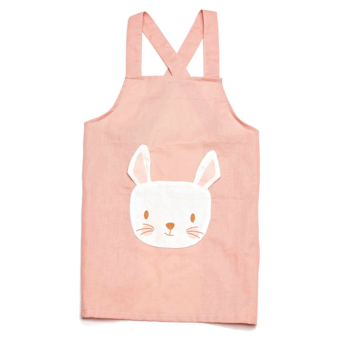 ThreadBear Design Rabbit Linen Apron