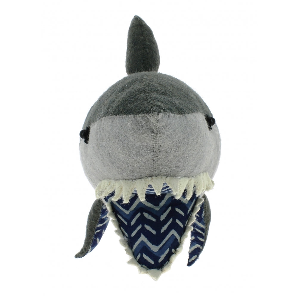 Fiona Walker Shark Felt Animal Wall Head | Soren's House