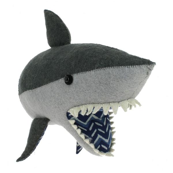 Fiona Walker Felt Shark Head