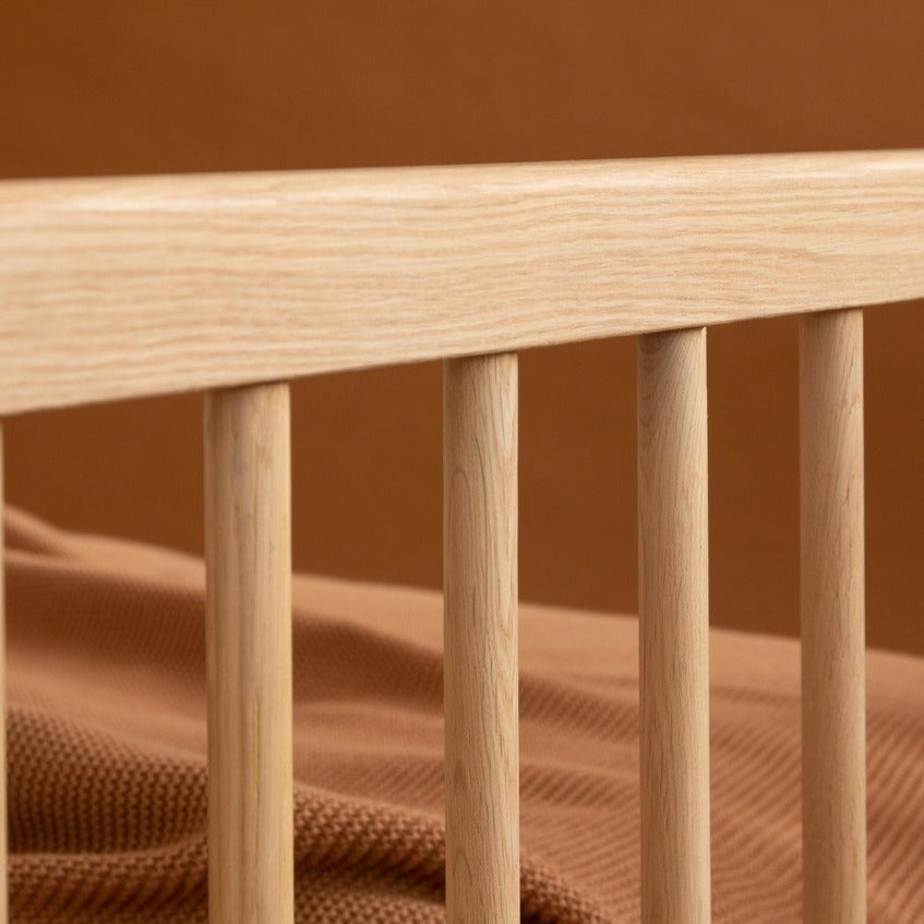 Nobodinoz Pure Single Bed In Oak - 90 x 200cm