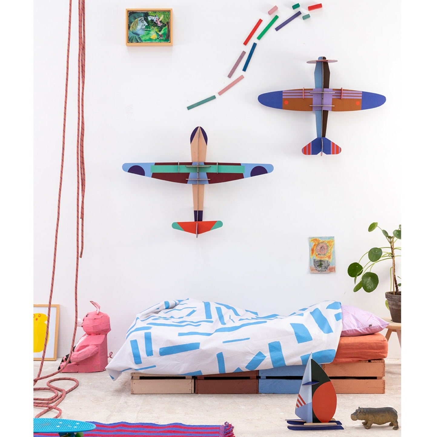 Studio Roof 3D Model Wall Decor - Deluxe Glider Plane