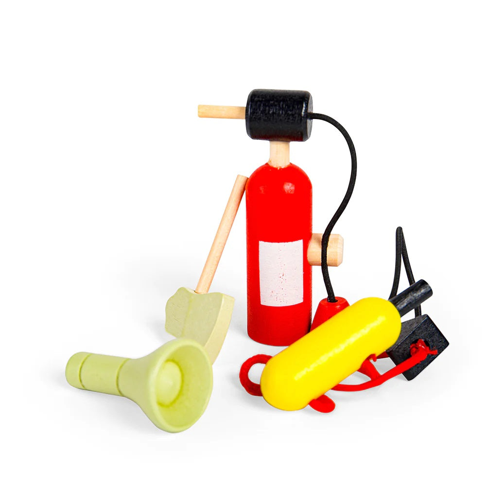Tidlo Wooden Firefighters Set