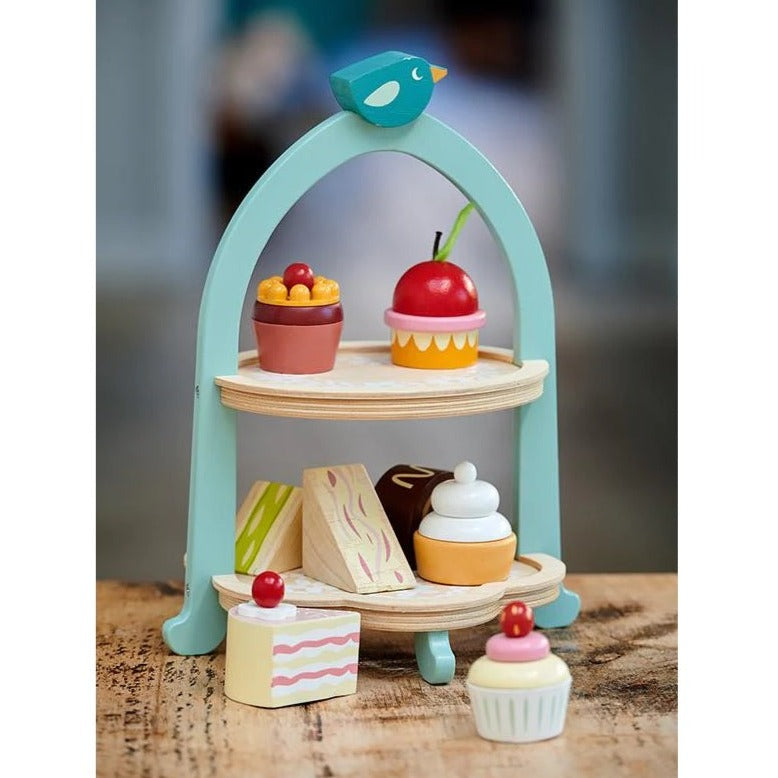 Tender Leaf Toys Birdie Afternoon Tea Stand