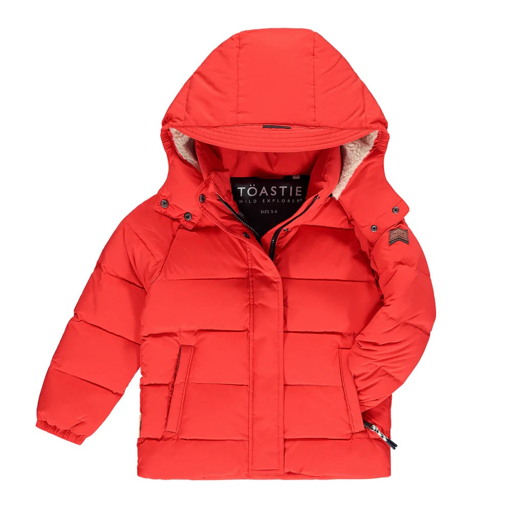 Toastie Kids Wild Lunar Puffer Jacket - Expedition Red