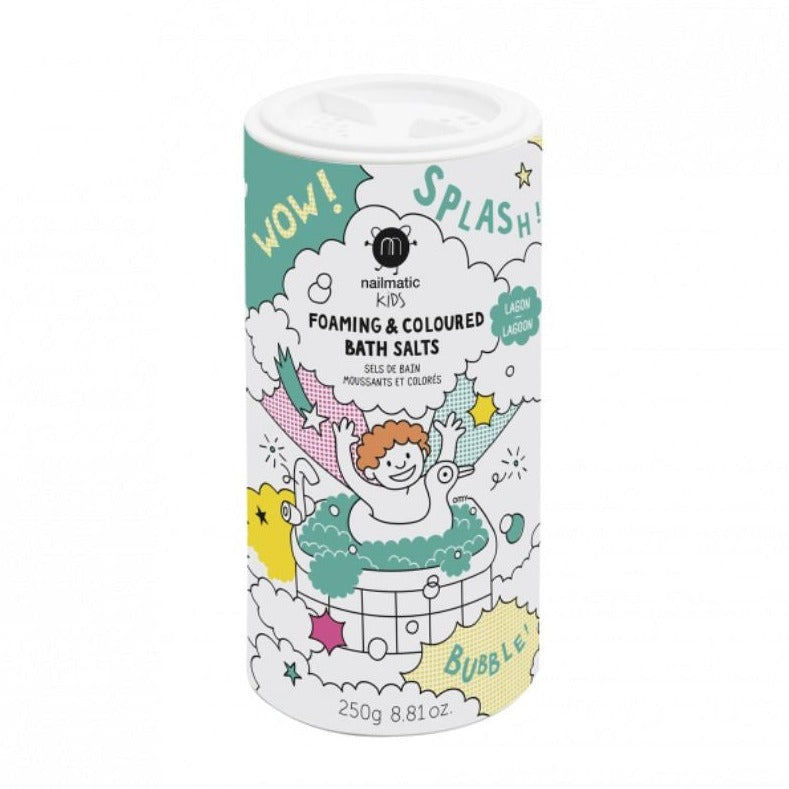 Nailmatic Foaming Bath Salts Tube - Lagoon
