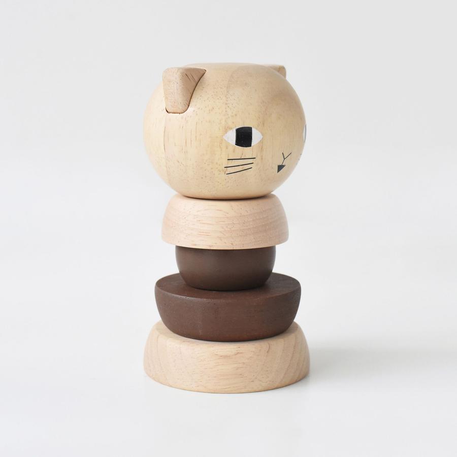 Wee Gallery Wooden Stacker - Cat