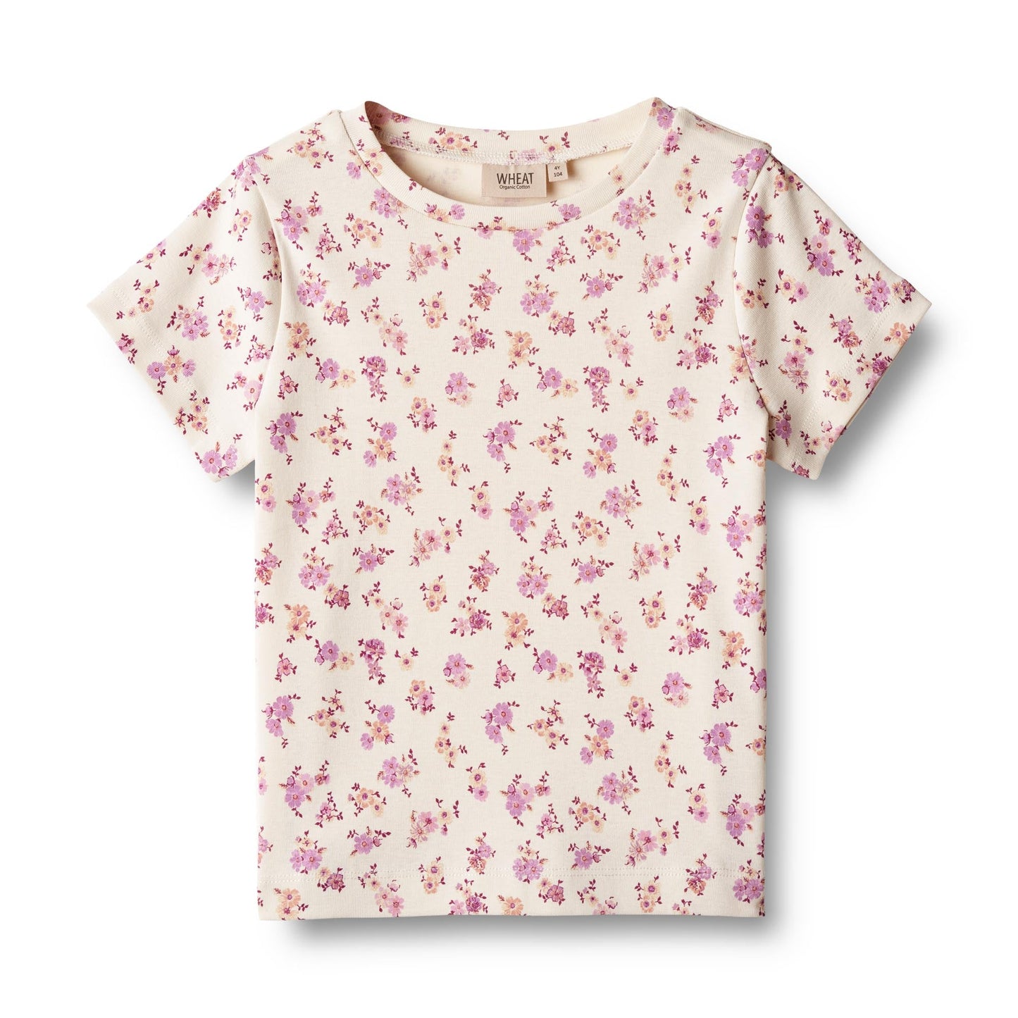 Wheat 'Manna' Children's S/S T-Shirt - Shell Flowers