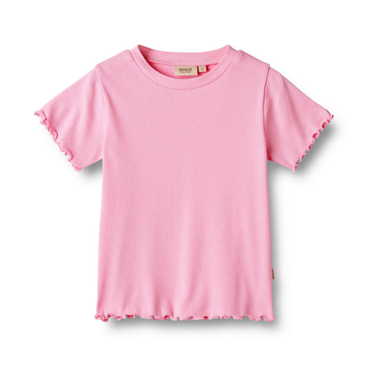 Wheat 'Irene' Children's S/S T-Shirt - Pink