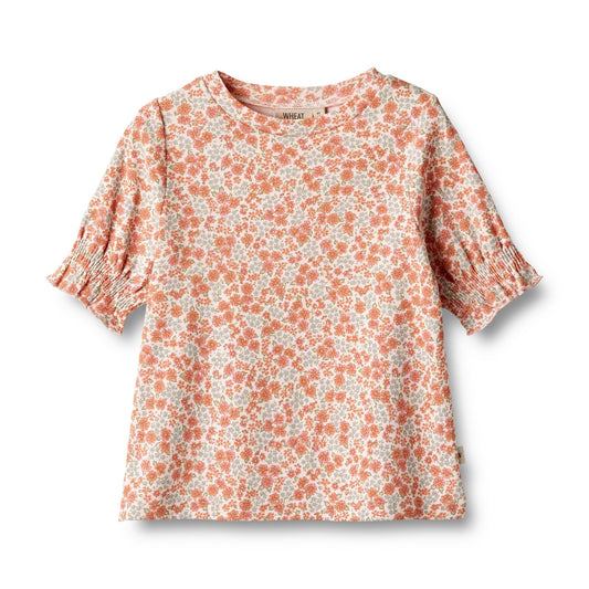Wheat 'Norma' Children's S/S T-Shirt - Rose Flowers