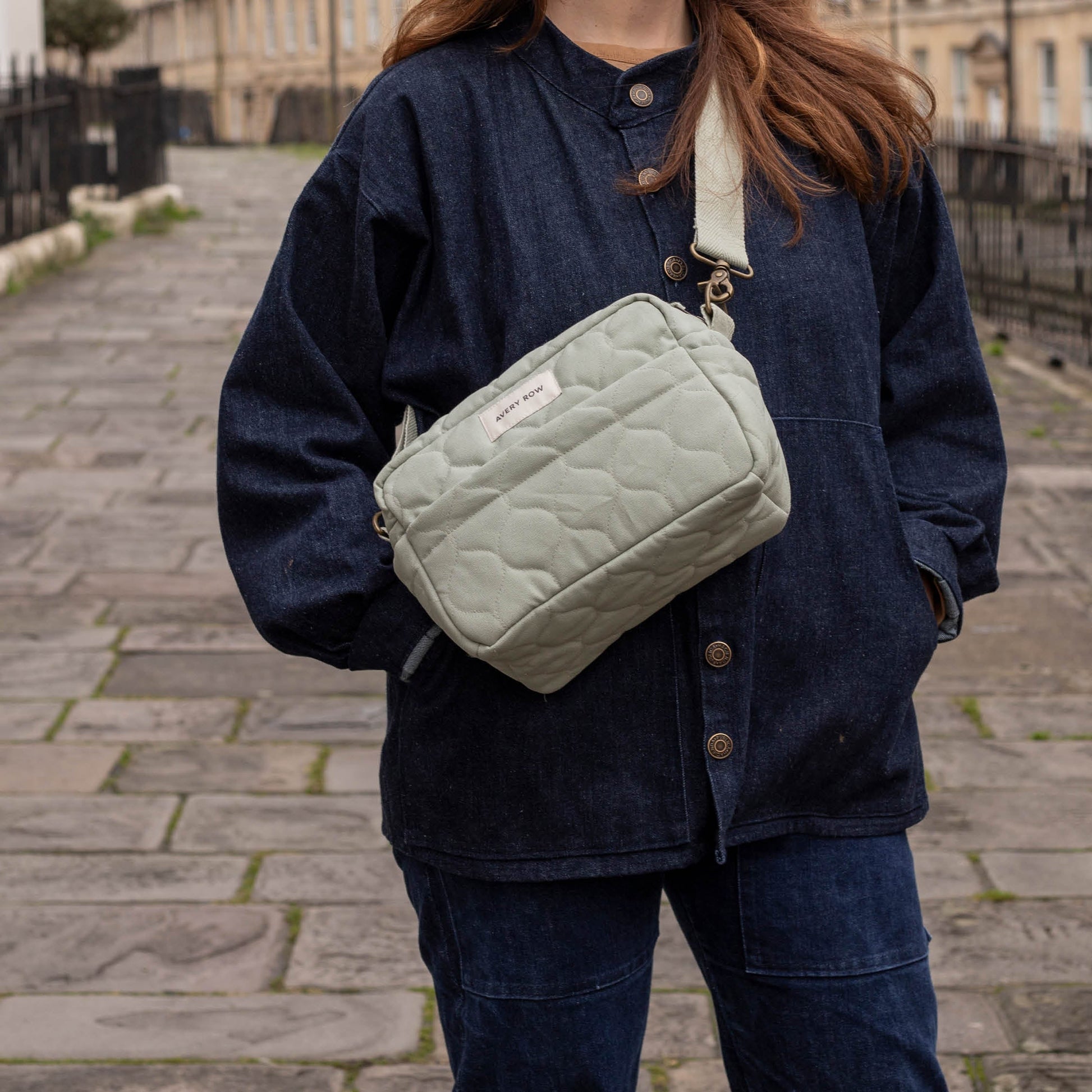 Avery Row Pram Organiser Bag - Sage