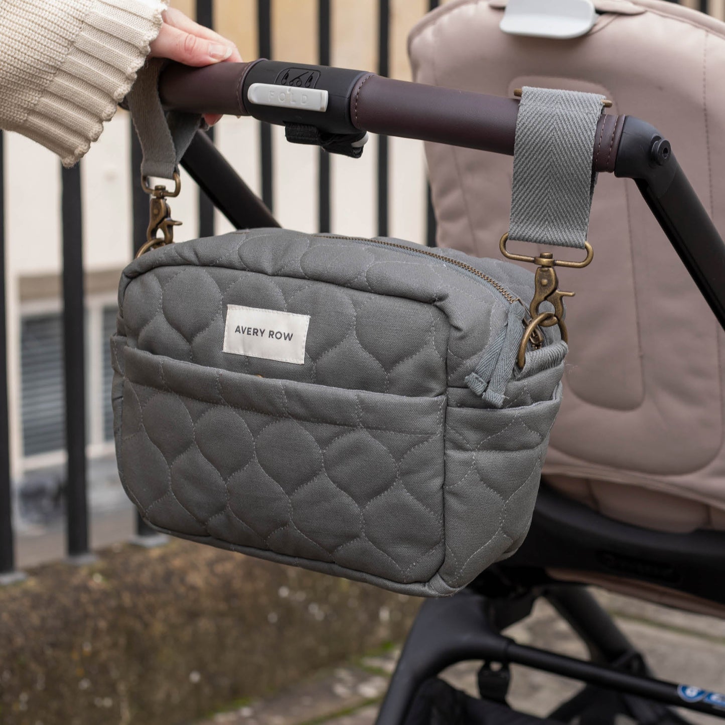 Avery Row Pram Organiser Bag - Flint