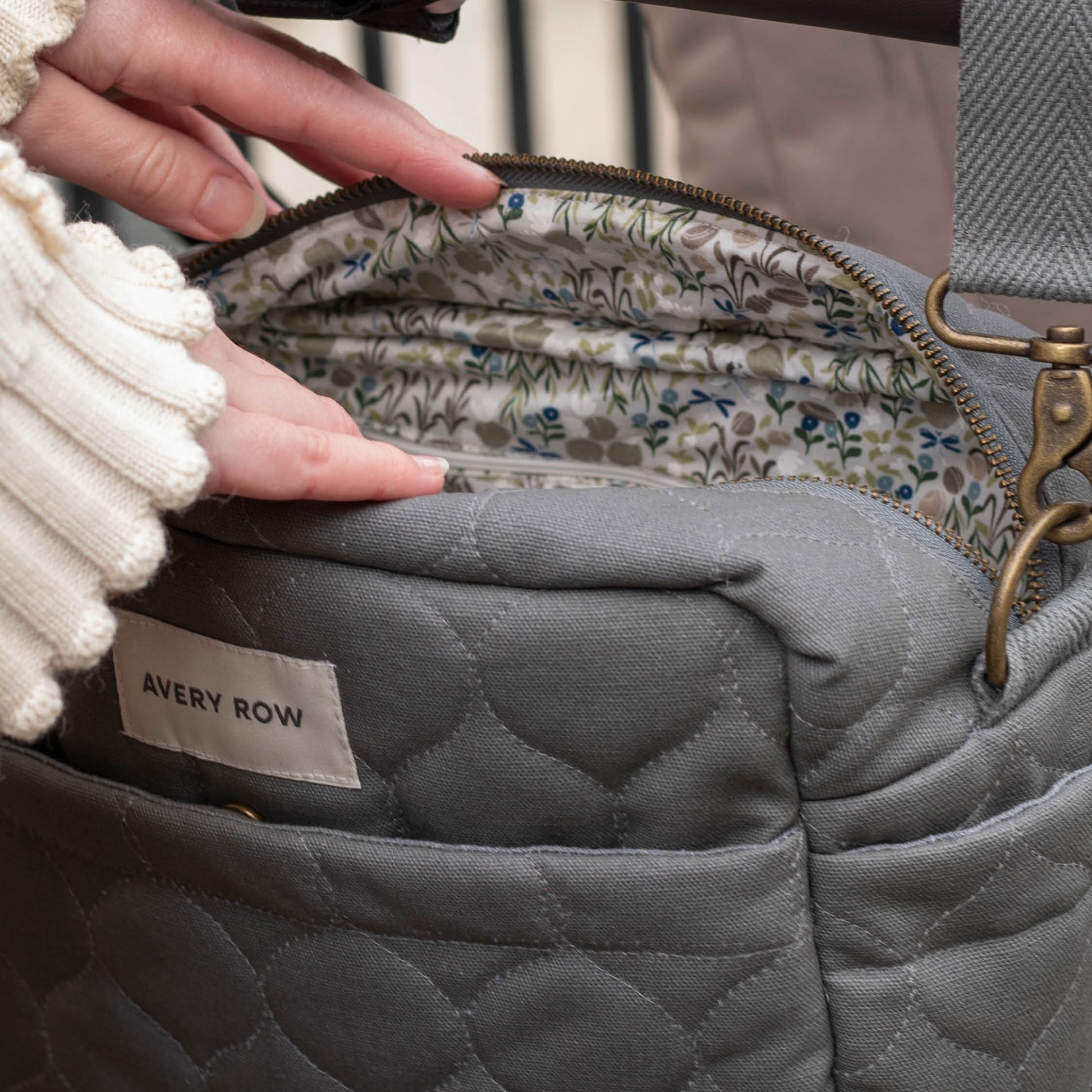 Avery Row Pram Organiser Bag - Flint