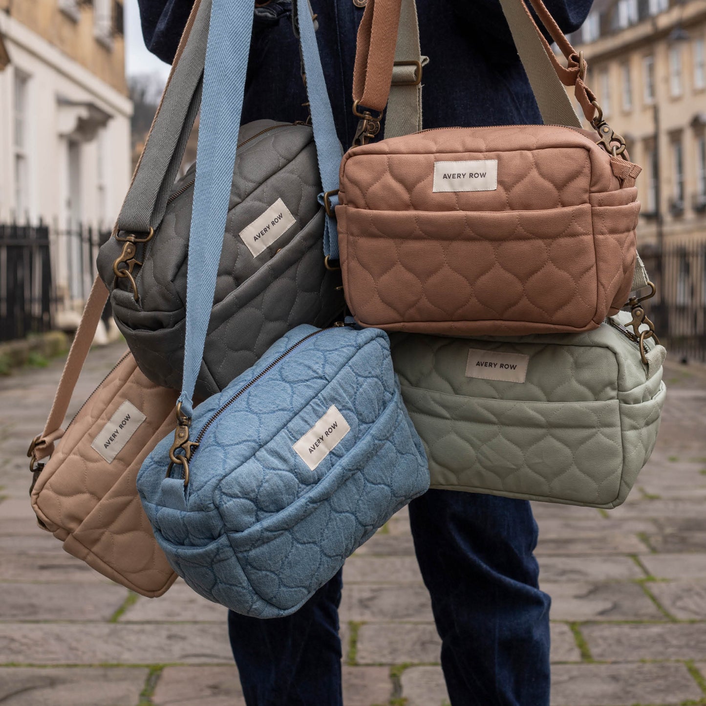 Avery Row Pram Organiser Bag - Latte