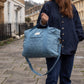 Avery Row Baby Changing Bag with Pram Clips - Denim