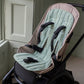 Avery Row Pram Seat Liner - Little Farm/Greenhouse Gingham
