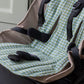 Avery Row Pram Seat Liner - Little Farm/Greenhouse Gingham