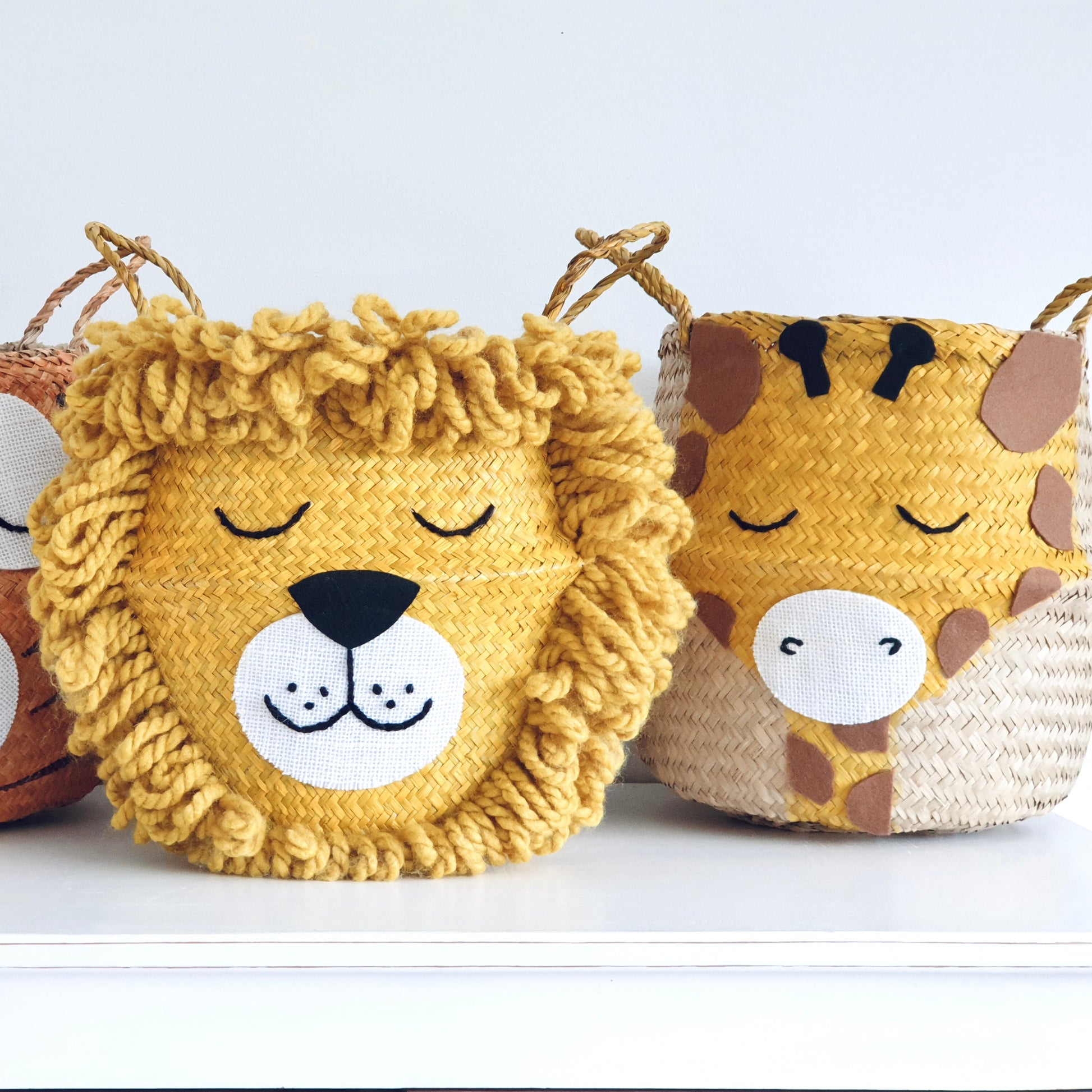 Bellybambino Giraffe Seagrass Basket - Large