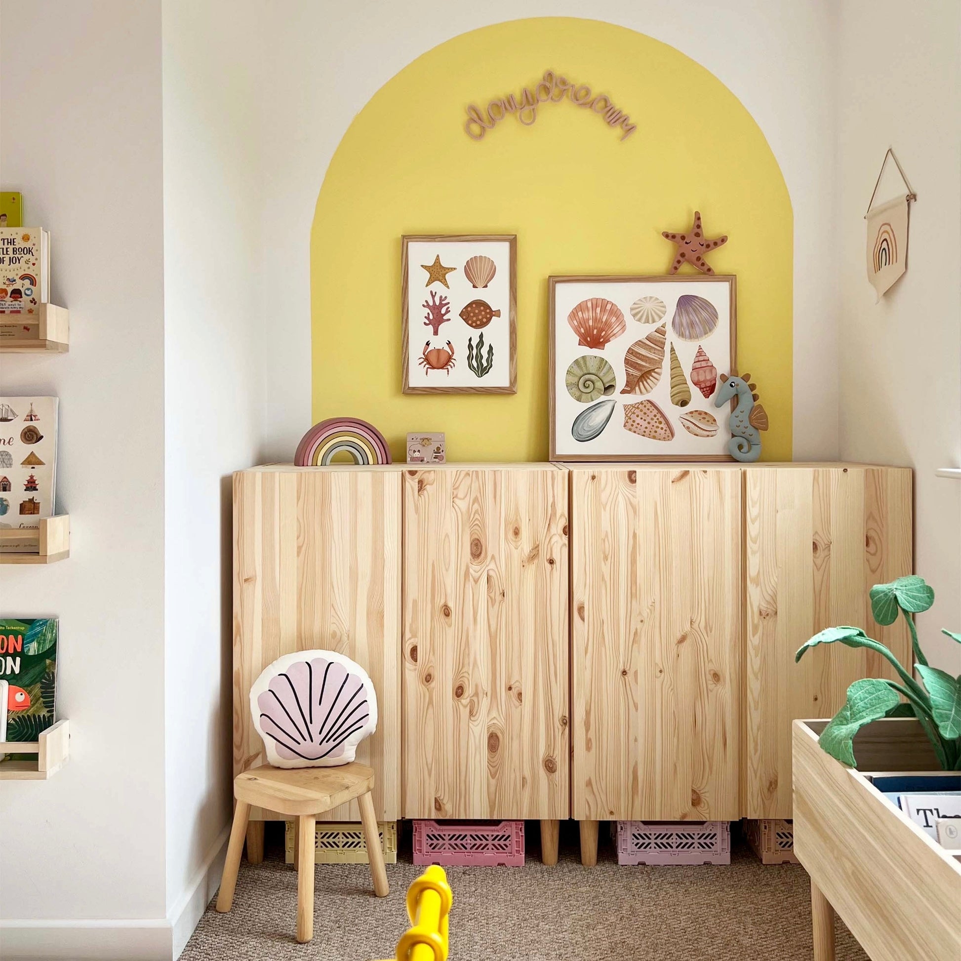 Kid of the Village Shells Art Print