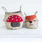 Bellybambino Fox Seagrass Basket - Small