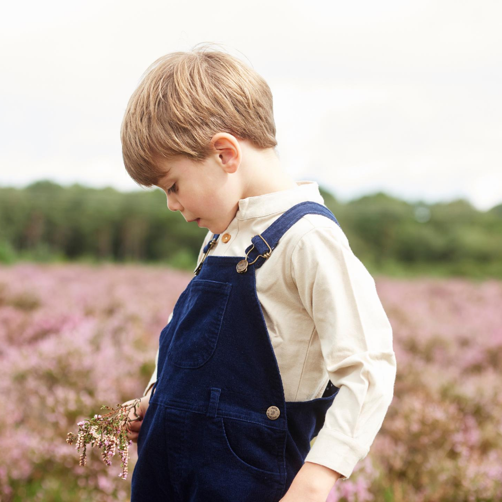 Dotty Dungarees Maxi Top - Sand