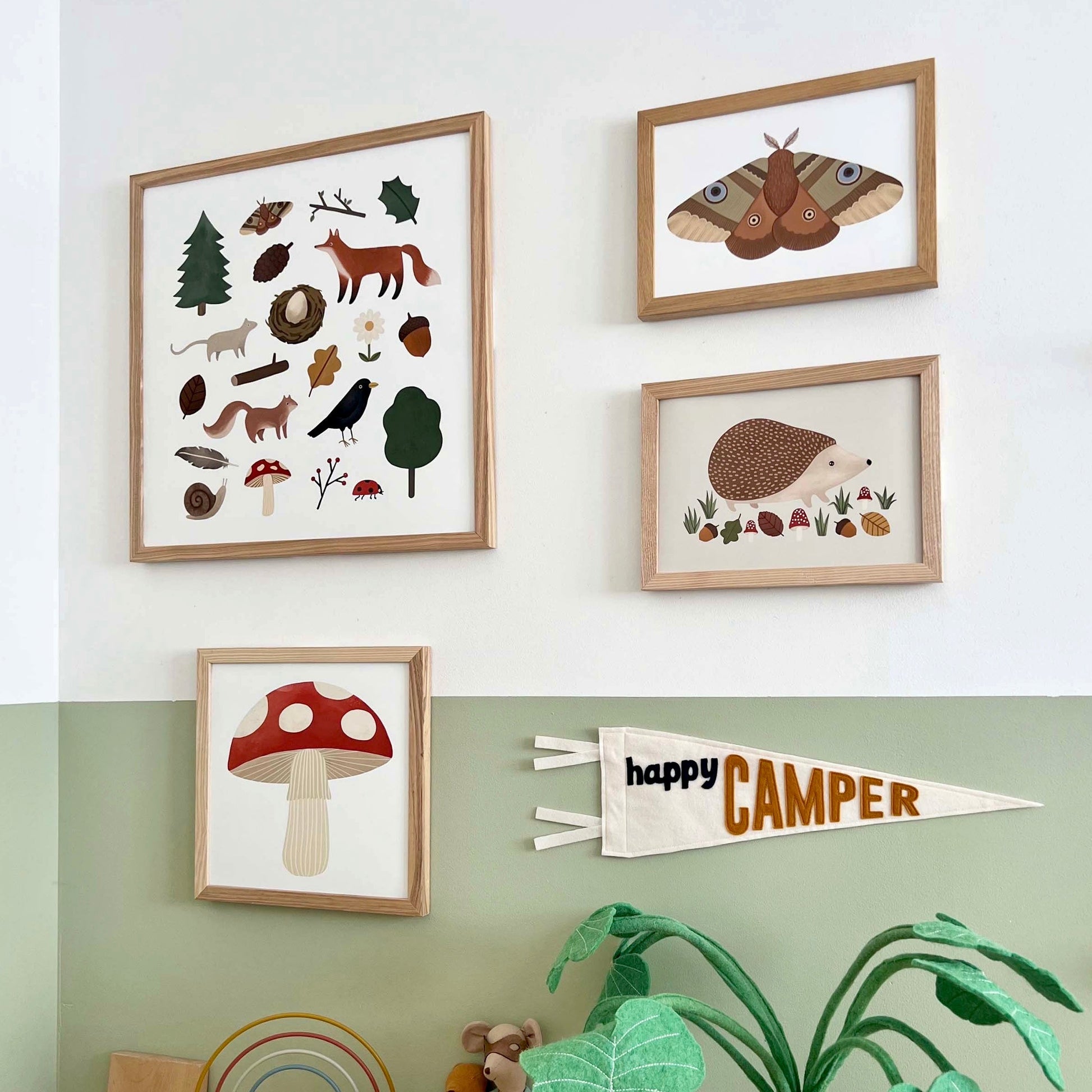 Kid of the Village Woodland Life Art Print