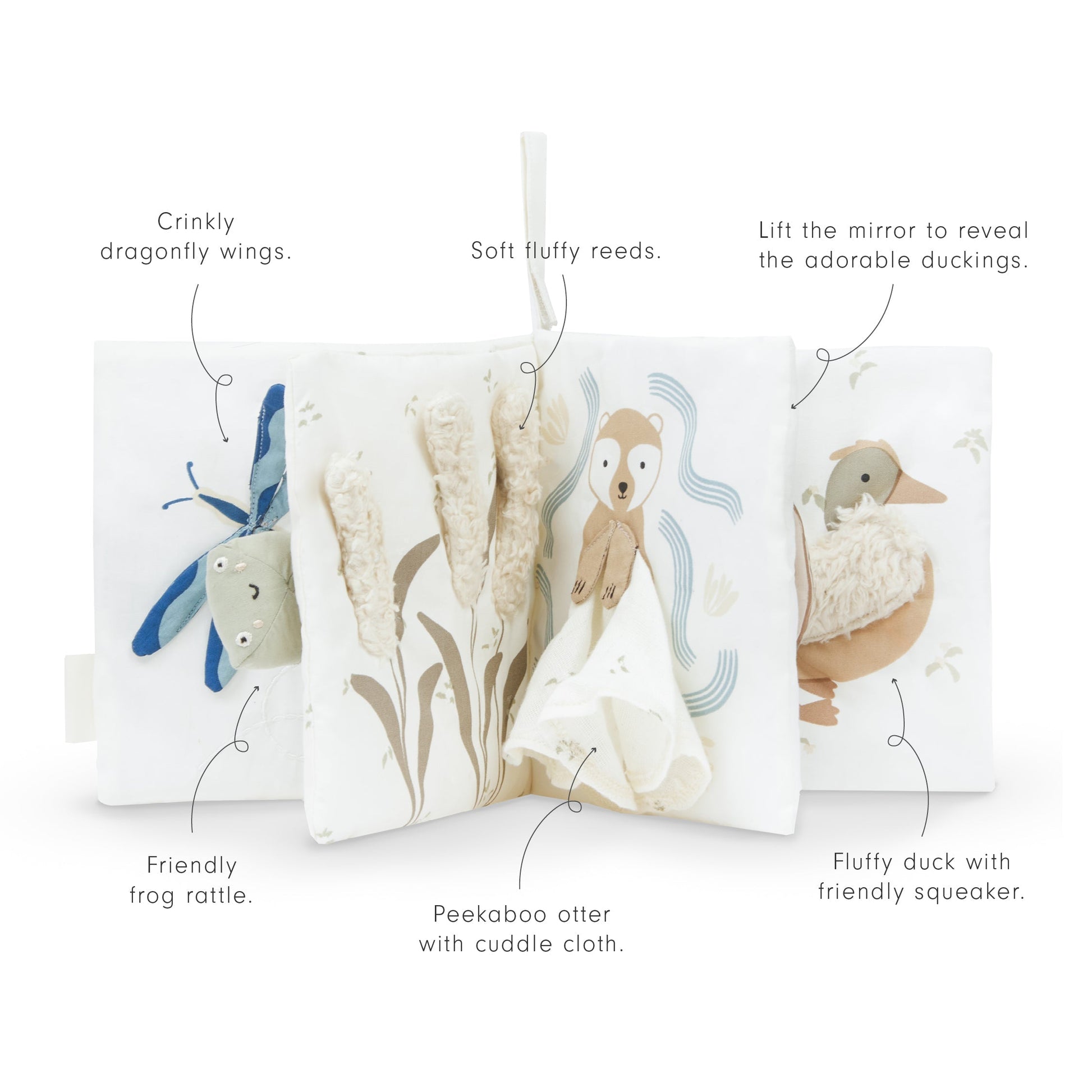 Avery Row Baby Fabric Book - Tales of the Riverbank