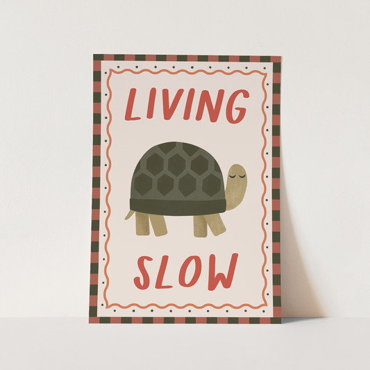Kid of the Village Living Slow Art Print