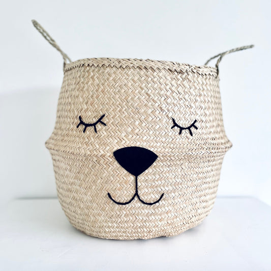 Bellybambino Natural Lioness Seagrass Basket - Extra Large